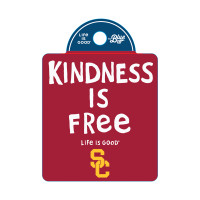 USC Trojans SC Interlock Life Is Good Kindness Sticker
